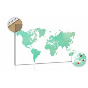 Parafa kép világ térkép zöld színben kép