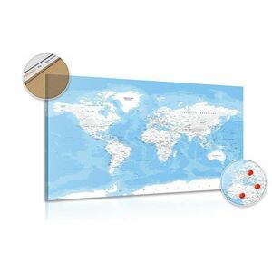 Parafakép stílusos világ térkép kép