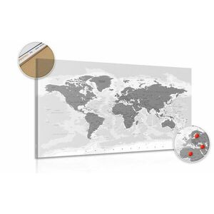Parafa kép világ térkép fekete fehér lehelet kép