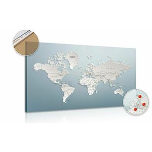 Parafa kép világ térkép eredeti kivitelben kép