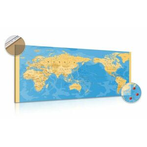 Parafa kép világ térkép érdekes kivitelben kép