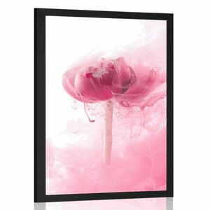 Poszter rózsaszín virág érdekes kivitelben kép