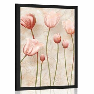 Poszter Régi rózsaszín tulipánok kép