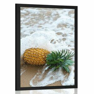 Poszter ananász a tengerben kép