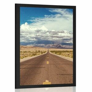 Poszter út a sivatagban kép
