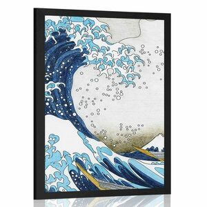 Poszter reprodukció A nagy hullám Kanagawánál – Katsushika Hokusai kép
