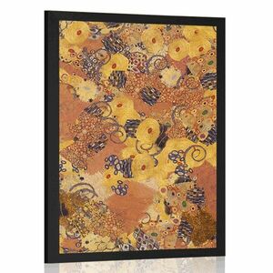 Poszter absztrakciót G. Klimt ihlette kép