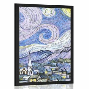 Poszter reprodukció Starry Night - Vincent van Gogh kép
