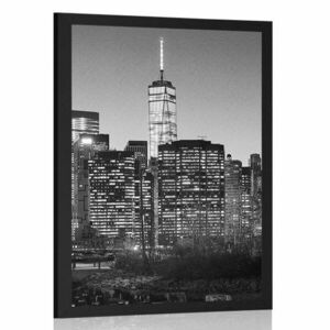 Poszter New York fekete-fehér változatban kép