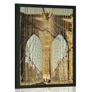 Poszter Manhattan híd New York ban kép