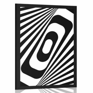 Poszter fekete fehér illúzió kép