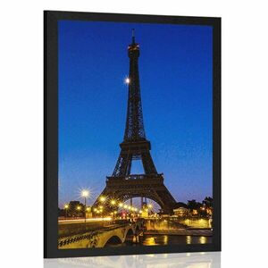 Poszter Eiffel torony éjjel kép