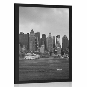 Poszter egyedi New York fekete fehérben kép