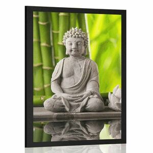 Poszter harmonikus Buddha kép