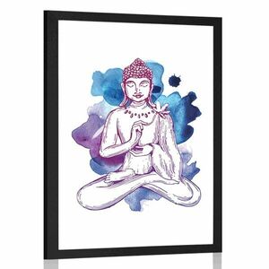 Poszter Buddha ilustráció kép
