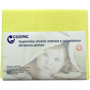 COSING Higiénikus matracvédő membránnal 120 × 60 cm - sárga kép