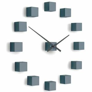 Future Time FT3000GY Cubic grey Design falra ragasztható óra, átmérő 50 cm kép