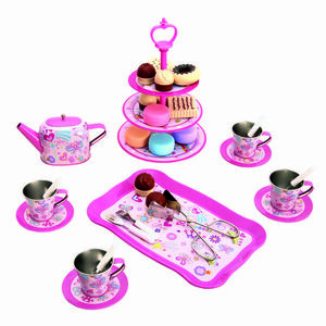Bino Gyermek teakészlet és süteménytartó állvány kép