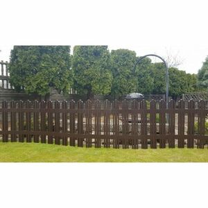 Mega kerti kerítés, barna, 4, 7 m kép