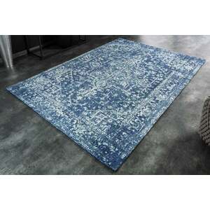 HERITAGE kék pamut zsenília szőnyeg 230x160 cm kép