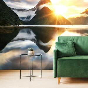Öntapadó fotótapéta gyönyörű napfelkelte Új-Zélandon kép