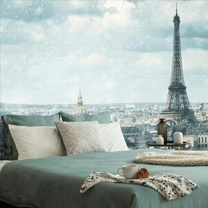 Öntapadó fotótapéta téli Párizs kép
