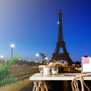 Öntapadó fotótapéta az Eiffel torony éjjel kép