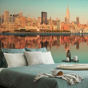 Öntapadó fotótapéta az elbűvölő New York tükörképe kép
