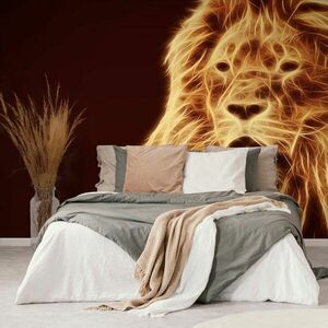 Öntapadó tapéta oroszlán fej absztrakt kivitelben kép