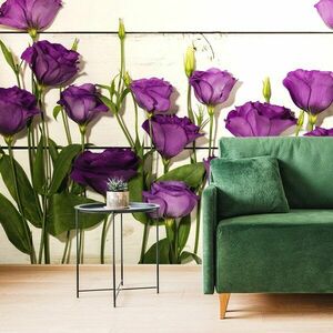 Öntapadó fotótapéta csodás lila virágok kép