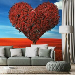 Öntapadó tapéta csodás szív alakú fa kép