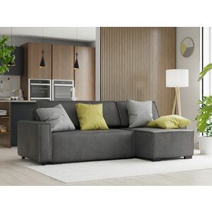 Smart kinyitható univerzális kanapé, sötétszürke kép