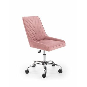 Rózsaszín irodai szék MORE VELVET kép
