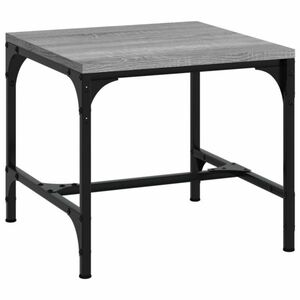 vidaXL szürke sonoma színű szerelt fa kisasztal 40x40x35 cm kép