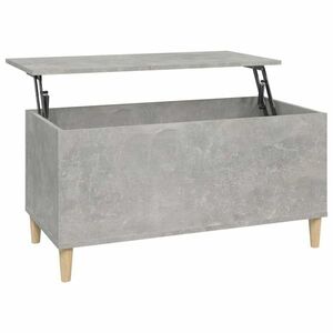 vidaXL betonszürke szerelt fa dohányzóasztal 90x44, 5x45 cm kép