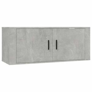 vidaXL betonszürke fali TV-szekrény 100x34, 5x40 cm kép