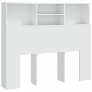vidaXL fehér áthidaló szekrény 120 x 19 x 103, 5 cm kép