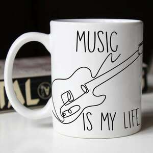 Music is my life bögre kép