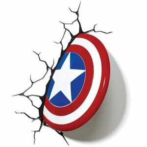 Captain America - Shield - dekoratív fali lámpa kép