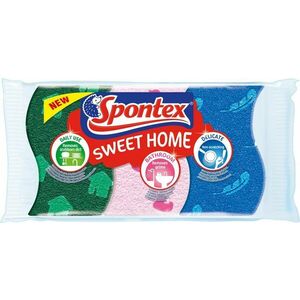 SPONTEX Sweet Home viszkóz szivacs 3 db kép
