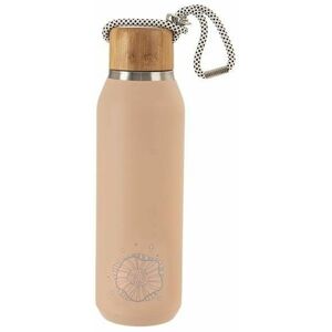 Orion Thermo palack, rozsdamentes acél/bambusz VIRÁG 0, 6 l rózsaszín kép