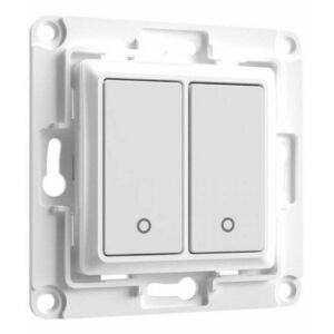 Shelly WS2, 2 gombos kapcsoló, keret nélkül, fehér kép