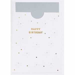 Räder FLOWERS EMBOSSING CARD papír születésnapi üdvözlőlap kép