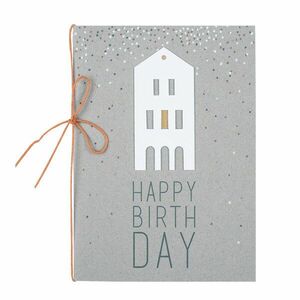 Räder LITTLE HOUSE HAPPY BIRTHDAY papír születésnapi üdvözlőlap kép