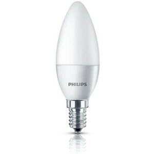Philips LED gyertya 4-25W, E14, 2700K, tejfehér kép