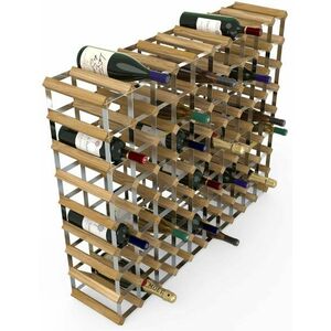 RTA borállvány 90 borosüvegnek, világos tölgyfa - horganyzott acél / kibontva kép