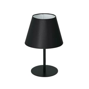 Asztali lámpa ARDEN 1xE27/60W/230V á. 20 cm fekete/fehér kép