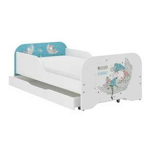 MIKI gyerekágy 140x70cm matraccal és ágyneműtartóval - álomszuszék kép