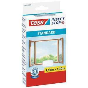 TESA Szúnyogháló, ablakra, tépőzáras, 1, 1 x 1, 3 m, TESA, fehér kép