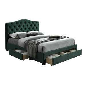 Kesada K160_200 Ágy ágyráccsal - smaragd kép